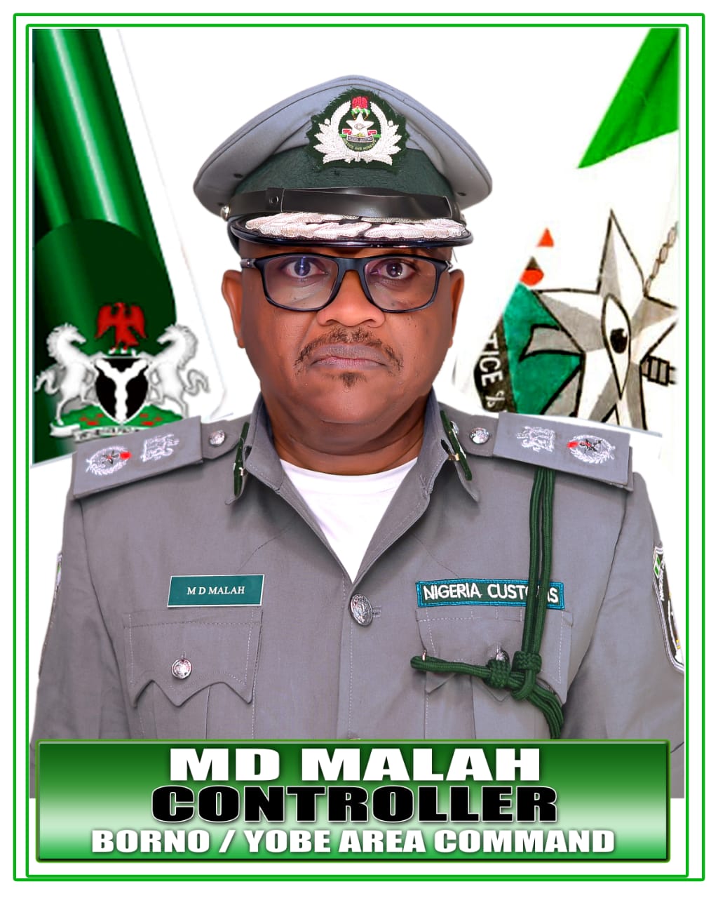 Comptroller Malah Reinforces Customs Collaboration with Sister Security Agencies