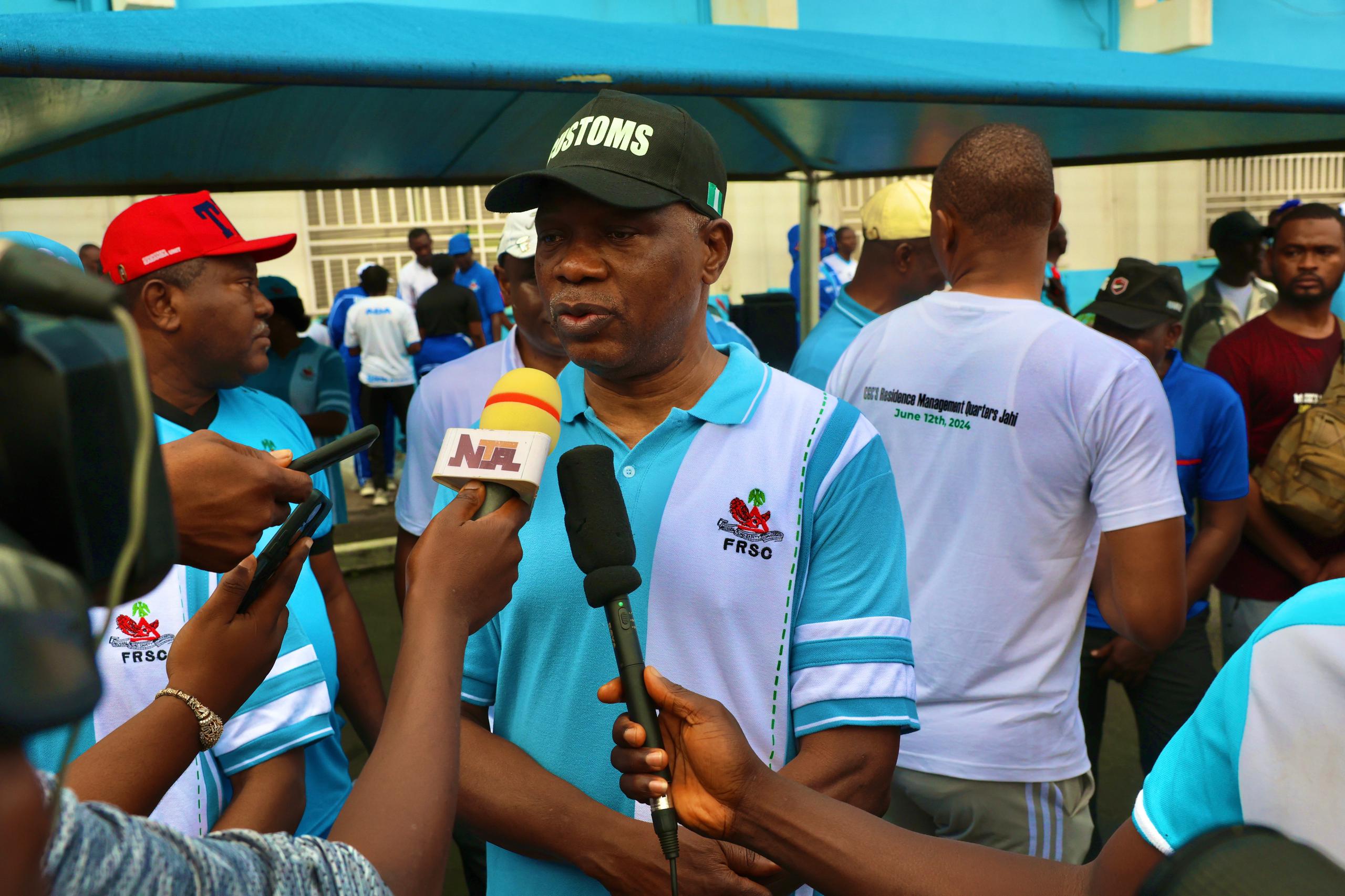 Collaboration: Customs, FRSC Stage 5km Walk to Promote Work-Life Balance