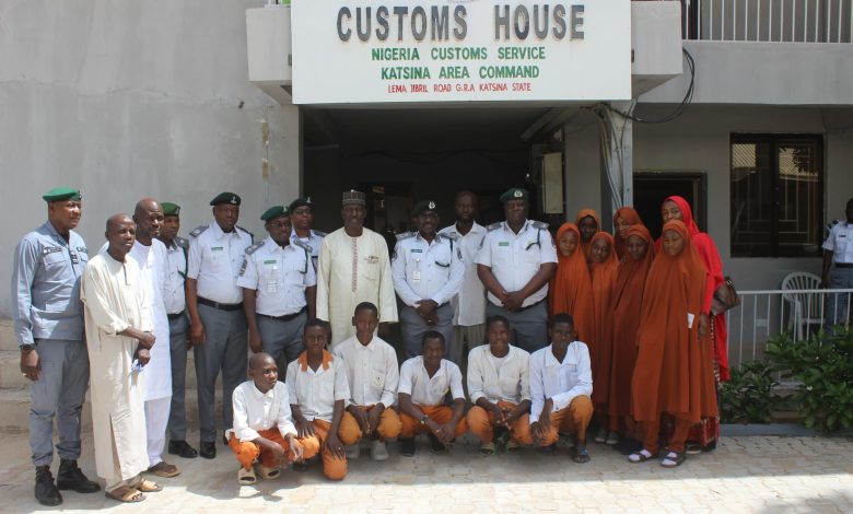 Catch them Young: Customs Preaches Evils of Smuggling to Katsina Students.