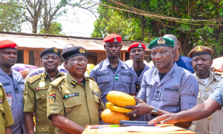 Ogun I Customs Strengthens Border Security, Hands Over Seized Cannabis to NDLEA