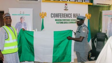 Katsina Customs Reaffirms Commitment to National Flag Standards at Border Stations