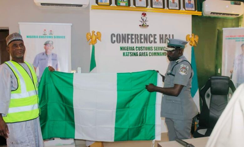 Katsina Customs Reaffirms Commitment to National Flag Standards at Border Stations