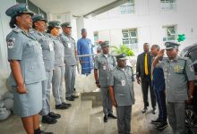 CGC Adeniyi Honoured by Officers as Chairperson of the WCO Council