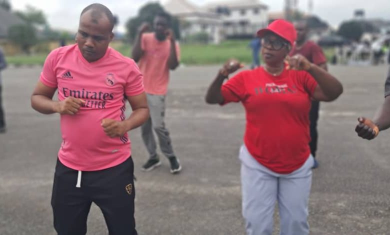 Customs Eastern Marine Command Hosts Aerobic Exercise to Engender Work-Life Balance By Titus Omajali On Saturday, 27 July 2025, the Eastern Marine Command of the Nigeria Customs Service (NCS), Port Harcourt, hosted the second session of its monthly Work-Life Balance with Aerobic Exercise at the open field of the Federal Secretariat, Port Harcourt. It will be recalled that the Eastern Marine Command launched the initiative on 28 June 2025 in collaboration with the Association of Heads of Federal Government Establishments (AHFGE), Rivers State Chapter. The programme, codenamed Work-Life Balance and Aerobic Exercise, was introduced to promote physical well-being, teamwork, and camaraderie among participants. During the inaugural session, the Comptroller of the Eastern Marine Command, Comptroller Chika Dim, underscored the importance of physical fitness and work-life balance. He noted that the initiative was inspired by the Comptroller-General of Customs, Adewale Adeniyi, who also serves as Chairman of the World Customs Organisation Council. Comptroller Dim explained that the operational challenges faced by paramilitary agencies, including long patrols, combat duties, and high-risk assignments, make it imperative to prioritise officers’ health and well-being. He emphasised that regular exercise and stress management are key to achieving this, highlighting the remarkable improvement in turnout compared to the maiden edition. Also present at the second edition was the Chairperson of AHFGE, Rivers State Chapter, Mrs Ifeyinwa James, who was unavoidably absent during the maiden session. Overwhelmed by the impressive turnout, she actively participated in all the exercise routines. “I am very happy and deeply appreciative of the Eastern Marine Area Controller, Comptroller Chika Dim, for his unwavering commitment to the Association and the introduction of this commendable initiative,” she said. “The support of the Customs Management, under the leadership of CGC Adewale Adeniyi, is also noteworthy.” She added humorously, “You can see the momentum and enthusiasm. I can’t remember the last time I did a workout. Honestly, I feel 40 years old again. It’s great, I thank the NCS.” Comptroller Dim, visibly elated by the participation, encouraged attendees to spread the word and invite more colleagues, so that everyone within the command and affiliated establishments can benefit. A medical team and wellness resource personnel were on hand to guide participants through the session, which lasted nearly three hours. True to his hospitable nature, Comptroller Dim treated participants to light refreshments after the workout.