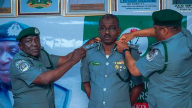 NCS Zone D Bauchi Decorates Newly Promoted Officers