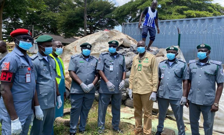 Customs Hands Over Seized Donkey Parts Worth ₦3.94 Billion to NESREA in Kaduna …Warns Traffickers Against Illegal Wildlife Trade By Opeyemi Omodara The Nigeria Customs Service (NCS), Federal Operations Unit (FOU) Zone ‘B’, Kaduna, on Tuesday, 30 September 2025, handed over seized donkey bones and skins to the National Environmental Standards and Regulations Enforcement Agency (NESREA) at the Command’s Headquarters in Kaduna, marking a decisive step against illegal wildlife trafficking This was disclosed in a press release issued on Tuesday, 30 September 2025, by the Command Public Relations Officer, Chief Superintendent of Customs (CSC) Saidu Nuruddeen. Comptroller Aminu Sule, in charge of the Unit, described the seizure as a critical move to safeguard endangered species and protect Nigeria’s ecological balance. He explained that the confiscated items included 700 bags of donkey bones, valued at ₦1.86 billion, and 2,500 pieces of donkey skin, worth ₦2.07 billion, intercepted in separate operations. The donkey skins were seized on 18 September 2025, while the donkey bones had been confiscated earlier, bringing the total duty-paid value to more than ₦3.94 billion. “Donkeys are a lifeline to rural communities, serving as a means of livelihood and local transportation. Their indiscriminate slaughter undermines sustainable development,” Comptroller Sule said. Issuing a stern warning to traffickers, he added, “This seizure is a clear message to traffickers, FOU Zone ‘B’ will not relent in enforcing environmental laws, protecting endangered species, and ensuring Nigeria does not become a hub for illegal wildlife trade.” The Comptroller further commended his officers for their vigilance and acknowledged the intelligence support of sister agencies. He emphasised that the operation reflects the Comptroller-General of Customs, Adewale Adeniyi’s policy thrust of Collaboration, Consolidation, and Innovation. He further urged communities, transporters, and traders to support the fight against wildlife trafficking by reporting any suspicious activities related to it. In response, NESREA’s State Coordinator in Kaduna, Hene Emmanuel, praised the Customs Service for its proactive enforcement and pledged that the agency would immediately initiate an investigation, ensure the safe disposal of the seized items, and trace those responsible for the illicit trade. He stressed that donkey parts trafficking poses grave ecological and socio-economic risks, and reaffirmed NESREA’s commitment to working closely with Customs and other stakeholders in combating environmental crimes. The handover event, attended by representatives of various security and regulatory agencies, concluded with the formal handover of the donkey parts to NESREA for further action in line with national environmental laws.