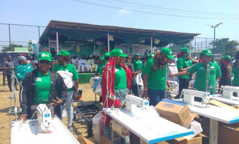 COWA Empowerment Drive Takes New Turn at Seme …As National President, Kikelomo Adeniyi, Urges Beneficiaries to be Excellent Ambassadors By Abass Quadri The Customs Officers’ Wives Association (COWA) has expanded its empowerment and community development initiatives at the Seme Area Command with the launch of a free medical outreach, Green Border Initiative, solar streetlight commissioning, remodeling of the officers’ mess, and distribution of skill acquisition tools to beneficiaries, reaffirming its commitment to social impact and welfare. The event, held on Tuesday, 11 November 2025, at Seme, brought together, sister security agencies from Nigeria and the Republic of Benin, traditional rulers, youth leaders, and freight forwarders. In her remarks, the National President of COWA, Mrs Kikelomo Adeniyi, stated that the association, which began as a platform to foster unity among officers’ wives, has evolved into a transnational initiative empowering thousands of women and families. “We have always built on the legacy of our predecessors by establishing a befitting skill acquisition centre where hundreds are trained daily. As we train these women, we also provide them with support both within and outside Nigeria to ensure they can contribute meaningfully to their communities”, she said. Representing the Comptroller-General of Customs, Adewale Adeniyi, the Zonal Coordinator, Zone A, Assistant Comptroller-General Mohammed Babandede, commended the level of cooperation among security agencies at the Seme border. “Today, I have seen synergy and collaboration with my own eyes. The heads of sister agencies here maintain an excellent working relationship with the Area Controller. I also observed a notable reduction in the number of checkpoints along the route, which is highly commendable”, he said. The Customs Area Controller of Seme Command and host of the event, Comptroller Wale Adenuga, described the initiatives of COWA as a practical demonstration of the Service’s social responsibility and the Comptroller-General’s Customs Cares philosophy. "Today, close to a thousand individuals will benefit from our programme. Seme has taken a new look with the green border initiative and it will also be a source of revenue for the COWA organisation", he explained. Participants and beneficiaries expressed their appreciation to COWA for the life-changing initiatives, pledging to make the most of the opportunities provided to improve their livelihoods and contribute to their communities.