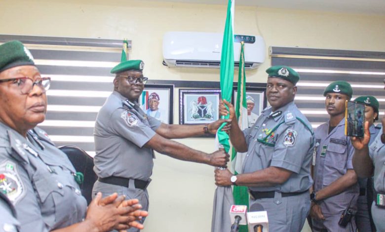 Comptroller Godwin Otunla Assumes Leadership of MMAC …Unveils Agenda for Enhanced Revenue Performance By Femi Anamelechi Comptroller Godwin Otunla has taken over as the new Customs Area Controller of the Murtala Muhammed Airport Command (MMAC), promising to uphold the highest professional standards. The new Customs Area Controller took over on Thursday, 27 November 2025, succeeding Comptroller Michael Awe, who retired after meritorious service to the father land. In his inaugural address, Otunla described Awe as an excellent officer with high standards of discipline, who left a significant legacy at MMAC. He pledged to continue Awe's legacy, focusing on trade facilitation, revenue generation, and anti-corruption efforts. "I am committed to upholding the highest standards of professionalism, integrity, and service delivery he left behind. Together, we shall raise the bar of performance and institutional integrity." In his valedictory remarks, Comptroller Michael Awe (Rtd) expressed pride in the command's achievements in revenue generation, security, and trade facilitation, wishing the command greater heights under Otunla's leadership. “I am proud of what we have accomplished together, and I'm confident that the command will achieve greater heights and milestones under the new leadership," he stated. The outgoing Customs Area Controller also extended appreciation to President Bola Tinubu and the Comptroller-General of Customs, Adewale Adeniyi, for their unwavering support. The high point of the event was the official handover of the command’s flag to Comptroller Otunla, witnessed by senior officers and stakeholders.