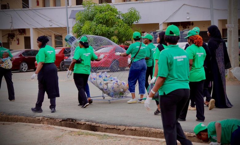 COWA Holds Clean Barracks Day in FCT Under Green Border Initiative By Efoguah Tobiloba The Customs Officers’ Wives Association (COWA), under its Green Border Initiative, has conducted a “Clean Barracks Day” exercise across Customs barracks in the Federal Capital Territory (FCT) to promote environmental sustainability and hygiene. The exercise, held on Saturday, 28 March 2026, is part of a monthly initiative that encourages residents to participate in sanitation and tree-planting activities within barracks communities. Across the FCT, wives of officers and residents turned out in large numbers to clean their surroundings, clear waste, and plant trees, contributing to a healthier, greener environment. The National President of COWA, Mrs Kikelomo Adeniyi, led the exercise, visiting several barracks to participate in the activities and monitor compliance. A total of 13 barracks were covered, including Karu, Mobay, Abdulwahab, Kuje, Nyanya, and Maraba. Addressing participants during the visits, the National President emphasised the importance of environmental responsibility and long-term sustainability. She noted, “Some of the trees we see around these barracks today were planted many years ago. Today, we are planting more for the future.” She further stated, “The trees we plant today will grow to provide shade, bear fruit, and create spaces for relaxation for those who come after us.” The initiative continues to serve as a platform for promoting environmental consciousness, unity and collective responsibility among barracks residents. The exercise was successfully carried out across all participating barracks, reflecting the commitment of COWA members and the wider Customs community to maintaining a cleaner and greener environment.