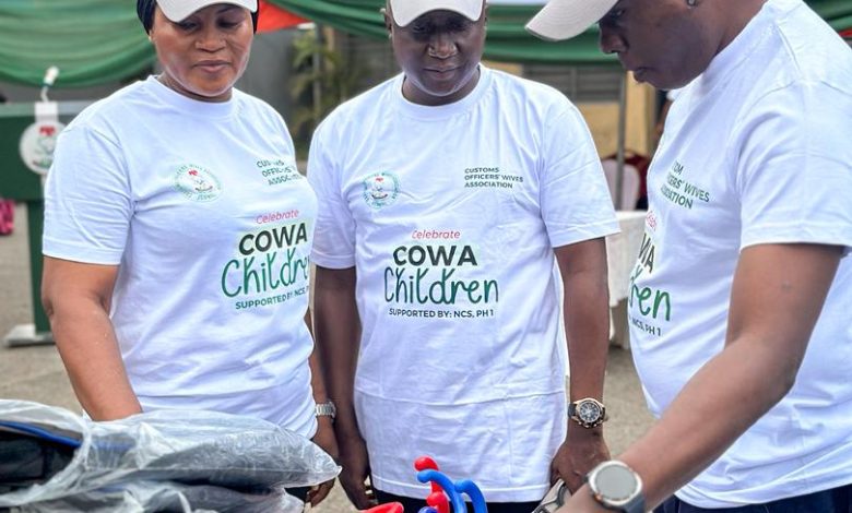 Port Harcourt Area I Customs Celebrates Children, Donates Learning Materials By Muhammad Bashir The Nigeria Customs Service (NCS), Port Harcourt Area I Command, on Friday, 17 April 2026, reaffirmed its commitment to officers’ welfare by organising a children’s celebration for officers’ families, during which educational materials were distributed to children of members of the Customs Officers’ Wives Association (COWA). The event, according to a statement signed by the Command’s Public Relations Officer, Assistant Superintendent of Customs I Barilule Aanee, took place at the Command and was attended by officers, their spouses and children in an atmosphere of relaxation and family bonding. Senior officers also used the occasion to encourage the children in discipline and education. Speaking at the gathering, the Customs Area Controller, Comptroller Salamatu Atuluku, said the programme was organised to appreciate the families of officers whose support remains important to effective service delivery. “This gathering is more than a celebration. It is a reminder that the Service remains one family built on unity, support and shared responsibility.” She said that despite the demanding nature of Customs duties, the welfare of officers’ families, especially their children, must continue to receive attention. “Our officers make sacrifices in the service of the nation. It is important that their families, particularly the children, feel valued and remembered.” Comptroller Atuluku commended the Comptroller-General of Customs, Adewale Adeniyi, and members of the management team for supporting welfare-focused programmes across Commands. She also praised the President of the Customs Officers’ Wives Association, Mrs Kikelomo Adeniyi, for her commitment to the well-being of families within the Service. “The leadership of COWA has continued to promote programmes that strengthen families, support children and encourage unity within the Customs community.” Also speaking, the Acting Assistant Comptroller-General in charge of Zone ‘C’ Headquarters, Pascal Chibuoke, commended members of COWA for the support they provide to officers and their families. He described them as an important pillar of the Service's stability and effectiveness. “The encouragement officers receive from their families contributes greatly to their performance. That support should always be appreciated.” ACG Chibuoke urged the children to remain disciplined, take their studies seriously and prepare themselves for future responsibilities. “The future belongs to you. Stay focused, make the right choices and pursue excellence in your education.” A major highlight of the event was the presentation of learning materials, including customised exercise books, school bags, umbrellas and other school items for the children. Receiving the items on behalf of COWA members, the Acting Coordinator of the Association in the Command, Barrister Mildred Anyienugwu, thanked the Customs Area Controller for the gesture. “This support will go a long way in assisting the children and encouraging their academic progress. We sincerely appreciate the Command for remembering our families.”