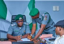 Customs Names Ikenwu Acting Comptroller NEMC, Signals Renewed Push Against Maritime Smuggling By Bimpe Audu The Nigeria Customs Service (NCS) has appointed Deputy Comptroller of Customs (DC) Joseph Ikewun as Acting Comptroller of the North-Eastern Marine Command in a move to strengthen enforcement across Nigeria’s inland waterways. DC Ikewun assumed duty at the Command’s headquarters in Makurdi, Benue State, on 30 April 2026, ushering in a new phase of leadership focused on operational efficiency and enhanced service delivery. His appointment underscores the Service’s renewed drive to bolster maritime security, curb smuggling activities, and improve inter-agency collaboration within the Command’s area of responsibility. Speaking at the assumption of duty, Ikewun pledged to build on existing achievements while fostering stronger partnerships with relevant stakeholders and sister agencies. “I am committed to building on the solid foundation laid before me. My priority is to strengthen collaboration with relevant stakeholders and sister agencies to effectively secure our maritime corridors and suppress all forms of criminal activities. We will operate an open-door policy that encourages communication, teamwork, and mutual respect among officers, and together we will ensure that this Command remains a formidable force in protecting Nigeria’s waterways,” he said. He outlined key priorities to enhance operational effectiveness, including improved inter-agency cooperation to tackle smuggling along waterways and strengthened internal coordination among officers. DC Ikewun also commended the leadership of the Comptroller-General of Customs, Adewale Adeniyi, noting that ongoing reforms and infrastructural improvements within the Service reflect a sustained commitment to efficiency and professionalism. The North-Eastern Marine Command, according to him, remains a critical component of the NCS, playing a strategic role in securing Nigeria’s waterways while facilitating legitimate trade through targeted enforcement and intelligence-driven operations.