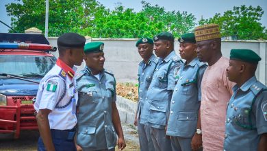 Customs Strengthens Ties with NSCDC, SON in Kwara By Bimpe Audu The Nigeria Customs Service (NCS), Kwara Area Command, on Tuesday, 28 April 2026, received the Kwara State Commandant of the Nigeria Security and Civil Defence Corps (NSCDC), Abbas Mohammed, and the State Coordinator of the Standards Organisation of Nigeria (SON), Oyewopo Abdulrazaq, during separate engagements aimed at strengthening inter-agency collaboration. The Acting Area Controller, Deputy Comptroller of Customs Najeem Ogundeyi, hosted the delegations at the Command headquarters, where discussions centred on enhancing synergy, fostering mutual understanding and exploring new areas of cooperation to support the effective implementation of government policies. Speaking during the engagements, Deputy Comptroller Ogundeyi emphasised that no agency can operate effectively in isolation, noting that collaboration remains essential for efficient service delivery and national development. “Inter-agency collaboration remains fundamental to achieving our mandates. We must continue to strengthen synergy, share intelligence, and support one another to ensure effective service delivery and the successful implementation of government policies for national development,” he said. In their separate remarks, Commandant Mohammed described the visit as “a step towards deeper cooperation,” while Abdulrazaq noted that “sustained collaboration will enhance regulatory effectiveness.”