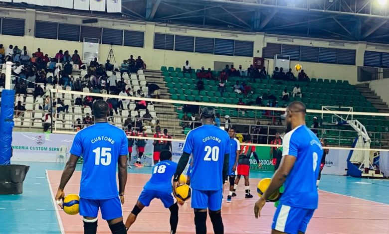 Customs Volleyball Teams Top League Standings, Produce Eight National Team Players
