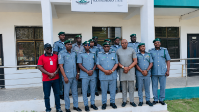 Customs Tightens Grip on Nigeria-Cameroon Waterways in Maiden Border Tour By Bimpe Audu In a bid to reinforce its commitment to securing the nation's borders and inland waterways, the Acting Comptroller North Eastern Marine Command (NEC) of Nigeria Customs Service (NCS), Deputy Comptroller of Customs (DC) Joseph Ikewun, embarked on a maiden operational tour of the Command's outstations in Adamawa State. The operational tour, held on 2 July 2026, commenced with a meeting between DC Ikewun and the Customs Area Controller of the Adamawa/Taraba Area Command, Comptroller of Customs Muhammed Tako, where both officers discussed intelligence sharing, border security, anti-smuggling operations and other areas of mutual operational interest to strengthen enforcement along the border. Accompanied by officers of the Customs Intelligence Unit and the Operation Whirlwind Team, the Ag. Comptroller visited the Jimeta-Yola Marine Base Jetty before proceeding by patrol boat to the Ribadu, Wuroboki and Kochiel Marine Outstations along the Nigeria-Cameroon waterways. The visit to Kochiel marked a significant milestone, making him the first Comptroller NEC to physically visit the outstation since the Command was established. The tour also took DC Ikewun to the Muninga, Damari and Gurin Marine Outstations, where he inspected operational facilities, assessed officers' readiness and encouraged personnel to remain disciplined, vigilant and committed to the statutory responsibilities of the NCS. He also reassured officers serving in remote border communities of the Command's commitment to strengthening operational capacity, improving logistics support and promoting their welfare. During the visit, DC Ikewun met with personnel of the Marine Police and the Marine Units of the Nigeria Immigration Service stationed across the various locations to assess the level of inter-agency cooperation in the border communities. "Sustained collaboration among security agencies remains critical to addressing smuggling, transnational crimes and other security threats along the inland waterways and international border corridors," he said.