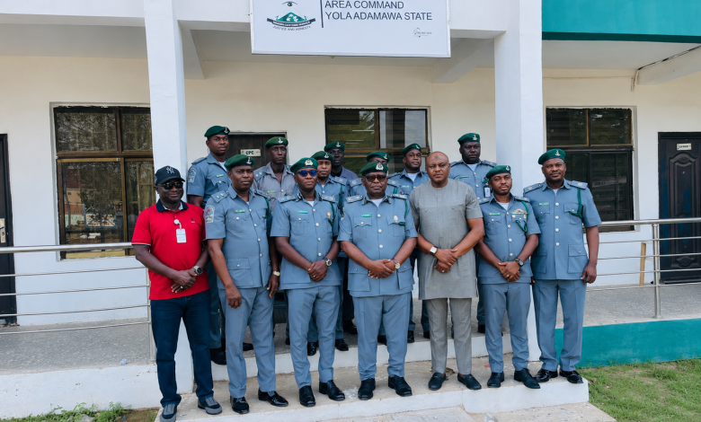 Customs Tightens Grip on Nigeria-Cameroon Waterways in Maiden Border Tour By Bimpe Audu In a bid to reinforce its commitment to securing the nation's borders and inland waterways, the Acting Comptroller North Eastern Marine Command (NEC) of Nigeria Customs Service (NCS), Deputy Comptroller of Customs (DC) Joseph Ikewun, embarked on a maiden operational tour of the Command's outstations in Adamawa State. The operational tour, held on 2 July 2026, commenced with a meeting between DC Ikewun and the Customs Area Controller of the Adamawa/Taraba Area Command, Comptroller of Customs Muhammed Tako, where both officers discussed intelligence sharing, border security, anti-smuggling operations and other areas of mutual operational interest to strengthen enforcement along the border. Accompanied by officers of the Customs Intelligence Unit and the Operation Whirlwind Team, the Ag. Comptroller visited the Jimeta-Yola Marine Base Jetty before proceeding by patrol boat to the Ribadu, Wuroboki and Kochiel Marine Outstations along the Nigeria-Cameroon waterways. The visit to Kochiel marked a significant milestone, making him the first Comptroller NEC to physically visit the outstation since the Command was established. The tour also took DC Ikewun to the Muninga, Damari and Gurin Marine Outstations, where he inspected operational facilities, assessed officers' readiness and encouraged personnel to remain disciplined, vigilant and committed to the statutory responsibilities of the NCS. He also reassured officers serving in remote border communities of the Command's commitment to strengthening operational capacity, improving logistics support and promoting their welfare. During the visit, DC Ikewun met with personnel of the Marine Police and the Marine Units of the Nigeria Immigration Service stationed across the various locations to assess the level of inter-agency cooperation in the border communities. "Sustained collaboration among security agencies remains critical to addressing smuggling, transnational crimes and other security threats along the inland waterways and international border corridors," he said.